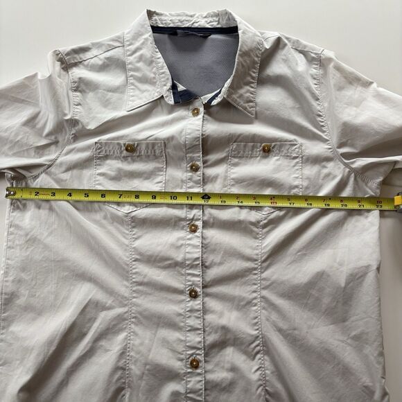 North Face Women’s XL Long Sleeve Trail Shirt Button Up Collared Hiking Active - Picture 4 of 6